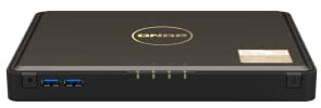 QNAP TBS-464-8G-US 4 Bay M.2 NVMe SSD NASbook Intel Celeron N5105/N5095 4-core CPU, 8GB DDR4 Memory, and 2.5GbE (1G/100M/10M) Network Connectivity (Diskless)
