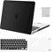 MOSISO Compatible with MacBook Pro 14 inch Case 2025-2021 M4 M3 M2 M1 Pro/Max A3112 A3185 A3401 A2918 A2992 A2779 A2442, Hard Shell Cover &Keyboard Skin &Screen Protector &Pouch, Black