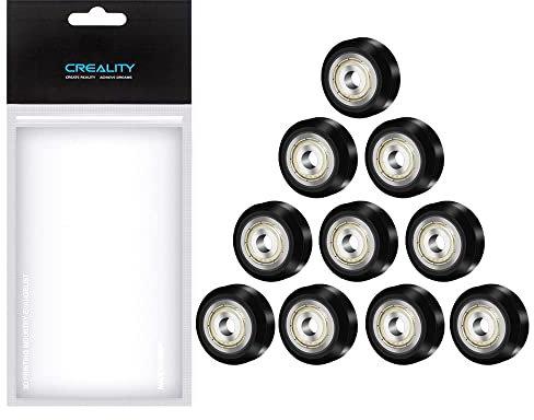 Creality Offiziell Ender 3 Rollen Kugellager,3D Drucker POM Rad Kunststoff Riemenscheibe 625zz Linearlager für Ender 3/Ender 3 V2/Ender 3 Pro/Ender 3 Max/Ender 5 Series/CR 10 Series
