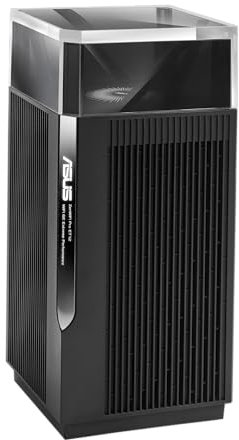 ASUS ZenWiFi Pro AXE11000 Tri-Band WiFi 6E Mesh System (ET12 1PK) - Whole Home Coverage up to 3000 Sq.Ft & 3+ Rooms, Dual 2.5G Ports, 6GHz Band, AiMesh, Included Lifetime Internet Security, Easy Setup