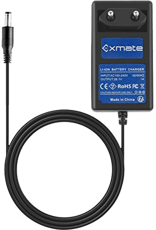 Exmate 26.1V Ladegerät für Dyson 965874-02, Dyson V8 Absolute, Dyson V7 Akkus Staubsauger Netzteilkabeladapter