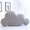 TROYSINC Wolken Kuscheltier Kissen Plüschtier Plüsch Dekoratives Kissen Stoff Plüschkissen Geburtstagsgeschenk für Kinder, Decor Kinderzimmer Zuhause Schlafzimmer (Grau,60 x 32 cm)