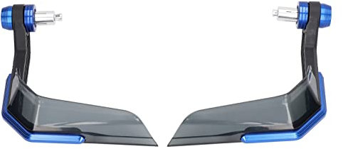 KIMISS Guardamanos para Moto,Guardamanos para Deportes Motorizados,Guardamanos para Motocicleta de 22mm, Aleación de Aluminio,Universal para Sport Dirt Bike ATV MX Motocross(Azul)