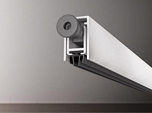 Soglia paraspifferi AUTOLIVELLANTE Guarnizione automatica a ghigliottina per porta LUNGHEZZA 930 mm accorciabile