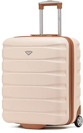 Flight Knight Lightweight 2 Wheel ABS Hard Case Suitcases Cabin Carry On Hand Luggage Approved for Airlines Including British Airways & Maximum Size for easyJet Large Cabin Bag 56x45x25cm