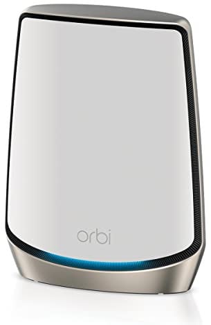 NETGEAR Orbi Tri-Band WiFi 6-Router (RBR860S), Abdeckung von bis zu 180 m², 100 Geräte, kostenlose Armor Security, erweiterbar für die Erstellung eines Mesh-Systems, AX6000 802.11 AX (bis zu 6 GBit/s)