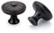 LONTAN Bouton de Meuble Vintage Noir - Lot de 4 Poignées Pour Portes, Placards et Tiroirs - Style Ancien