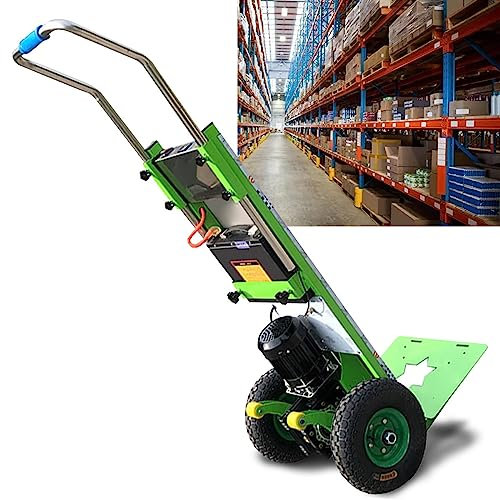 CLOXKS Elektrischer Handwagen Zum Treppensteigen Dolly, Treppensteiger-Dolly Mit Einer KapazitäT Von 330 Pfund, Mit BüRstenlosem Motor, S-FöRmigem StüTzarm Und 48V-Lithiumbatterie