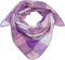 styleBREAKER Damen XXL Web Dreieck Schal mit buntem Karo Muster, Dreiecktuch Kariert, Winter Schal warm weich, Tuch 01020050, Farbe:Flieder-Mauve-Weiß