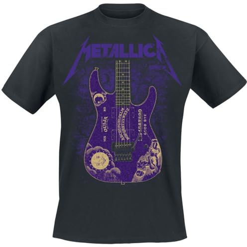 Metallica Ouija Purple Band Logo T Shirt