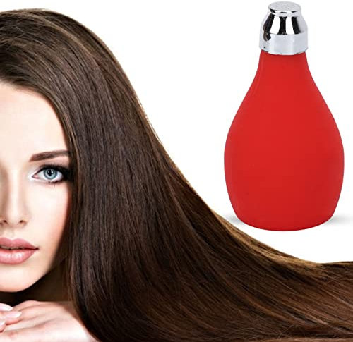 Barber Powder Spray Bottle, Refillable Extrusion Style Hair Fiber Applicator, Empty Spray Powder Bottle Hairdressing Spray Talcum Powder Prickly Heat Powder Silicone Squeeze Powder Bottle