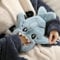 Hot Water Bottle Animal, Hot Water Bottle with Washable Plush Cover 1L Shark Hot Water Bag, Cosy Soft Warm Water Bag with Big Opening for Pain Relief Blue