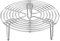 Alipis Cuit-Vapeur Acier Inoxydable avec Support Multifonction Rack De Cuisson Rond Accessoire De Cuisine pour Autocuiseur Et Friteuse à Air