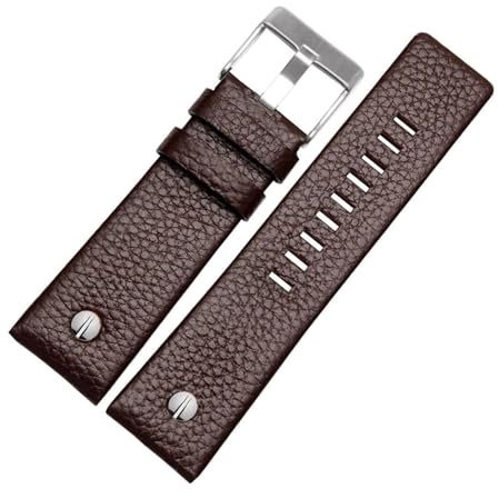 ROWCES Leder-Uhrenarmband, 22mm – 32mm, Uhrenarmband, Ersatzarmband, Herrenuhr-Zubehör, 32mm