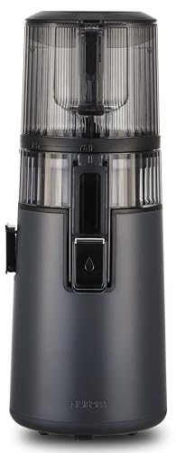Hurom H70 Cold Press Juicer Machine, Easy to Clean Masticating Slow Juicer, Ideal Balance of Size and Function, Compact, Strainer Free, Self Feeding, Hands Free, with Wide Mouth Hopper (Black)