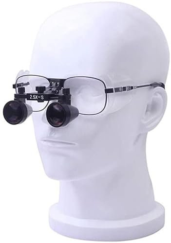 Magnifier Medical Magnifier Dental Magnifying Glasses 2.5XAdjustable Headband Loupe,Hands Free Headband Magnifier,Visor Glasses Magnifying - for Surgical,Jewelry Appraisal a vision