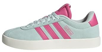 adidas Women's VL Court Shoes, Halo Mint/Pulse Magenta/Bliss Pink, 4.5 UK