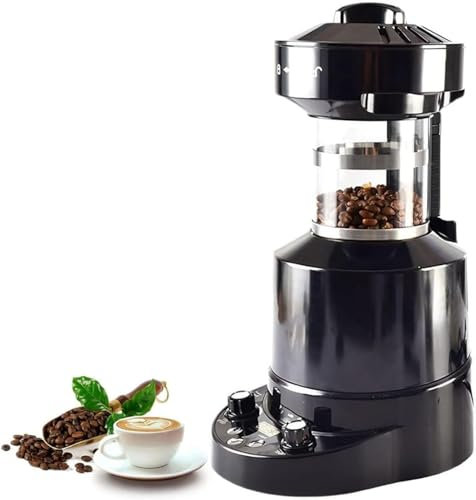 Professional Coffee Bean Roaster 2100W Electric Air Coffee Roaster Automatic Coffee Roaster Cold/Hot Air Setting for Cafe Shop Office