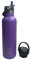 Mondello Stainless Steel Drinks Bottle (Purple, 750ml) Ideal Travel Water Bottle Including Both Flex Straw and Flex Cap. Hot and Cold Drinks - BPA Free