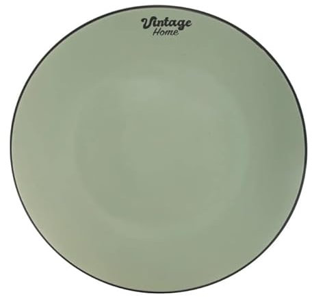 Secret de Gourmet - Lot de 6 Assiettes Plates Be Vintage 27cm Vert