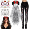 Cerchietto Rose Carnevale Halloween, Cerchietto Dia De Los Muertos, Collant Donna Scheletro, Tatuaggi Viso Dia De Los Muertos, Giorno Dei Morti Accessori