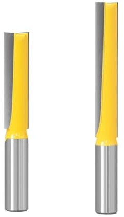 2 stücke Reinigung Bottom Router Bits 12mm 12,7mm Schaft Lange Reinigung Bottom Gravur Bit Vollhartmetall Holzbearbeitung CNC Fräser schaftfräser(2pcs 12mm shank)