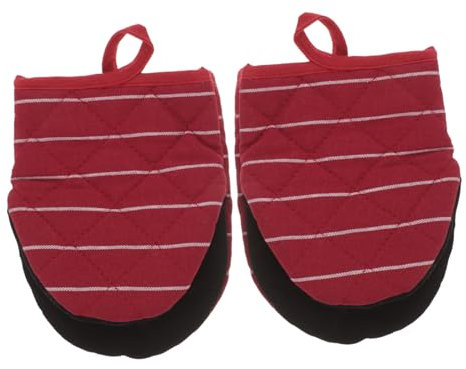 Ciieeo Heatproof Oven Mitt Thermal Cooking Gloves Baking Mittens Insulated Kitchen Gloves Hanging Rope