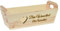 CHICCIE Geschenkkorb mit Henkeln Personalisierbar Wunschtext mit Herz 35x11x13cm Präsentkorb Holz Geschenkidee Holzkiste Hochzeit Geburtstag Ruhestand Personalisierung