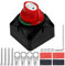 Disjoncteur de batterie 12 V-48 V CC - Disjoncteur de batterie ABS miniature - Pour voiture, moto, marine, caravane, yacht, bus, bateau, voyage