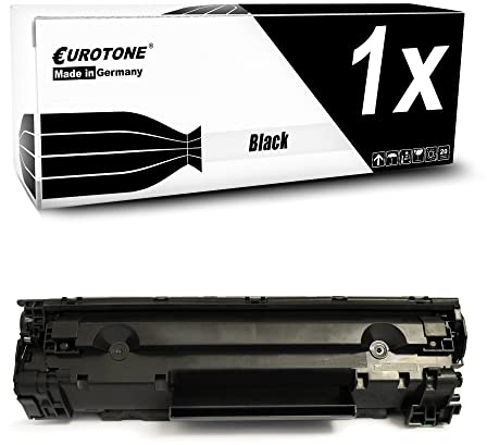 Eurotone Toner Tonerpatrone kompatibel für Canon I-Sensys MF4330 MF4010 MF4018 MF4120 MF4122 MF4140 MF4150 ersetzt FX10 Schwarz Black