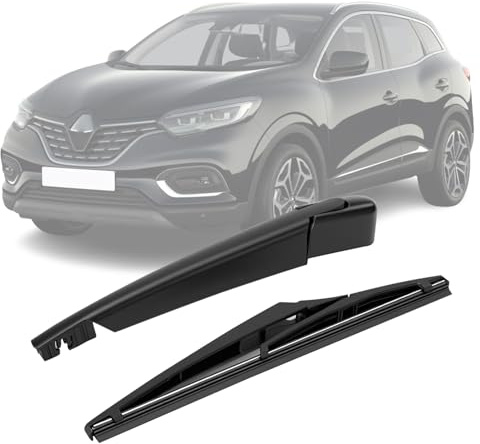 Limpiaparabrisas Trasero de Coche Compatible con Renault Kadjar 2015-2022, Juego de Brazo y Hoja de Kit de limpiaparabrisas Trasero de Coche Impermeable