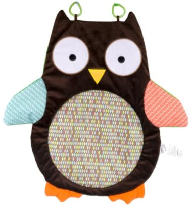 Krabbelmatte mit Eulenmotiv für Babys und Kinder, 1 Stück | Polyester, Bodenmatte für Wohnzimmer und Schlafzimmer, Geeignet für Krabbeln und Klettern Zufällige Farbe