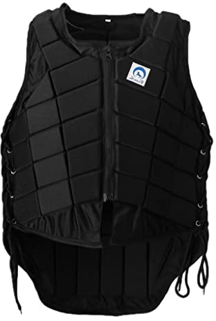CRDARAAV Pro Safety Equestrian Horse Riding Vest EVA Padded Body Protector Women S