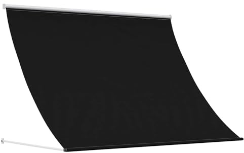 vidaXL Markise Schwarz 250 x 150 cm