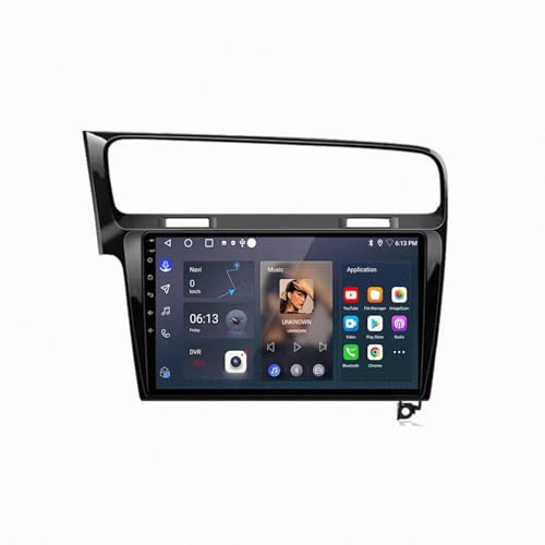 Car Radio para Volkswagen VW Golf 7 MK7 GTI 2012-2021 Android 15 9 Pulgadas Autoradio Wireless Carplay Android Auto para, 4 Core 2G+64G