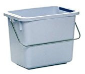 Vileda Origo Eimer 6 l grau mit 8 Farbclips
