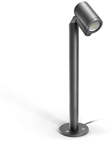 Steinel Faretto a LED Spot Way N, Luce del Sentiero, Alluminio, Antracite, Wegeleuchte 7,86 W 230 V