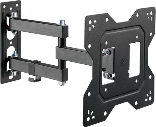 121AV TV-Wandhalterung mit Ablage für 43,2–106,7 cm (17–42 Zoll) LED, LCD, 3D, gebogen, Plasma, Flachbildfernseher bis 30 kg, perfekt für Sky Box, PS4, Xbox, DVD