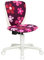 TOPSTAR Kinderdrehstuhl S´cool 3 weiß - Motiv Blumen lila
