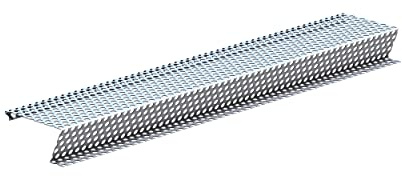 Sarei Laubschutz | 1250mm Länge | für alle Dachrinnenarten | RG 80 | hochwertig aus Aluminium | Lochblech | Made in Germany