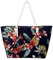 DonDon Strandtasche mit Reißverschluss, Große Strandtasche XXL, Shopper Tasche Damen - Praktische Beach bag Umhängetasche Damen Badetasche für Strand und Meer - Karibik Lifestyle