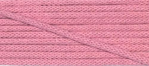 5 m Baumwollkordel 5 mm rosa