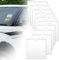 Lot de 10 supports carrés pour permis de stationnement, porte-vignettes, pare-brise, porte-cartes, porte-permis de stationnement, pare-brise pour permis, photos, cartes de visite (10.5x10.5 cm)