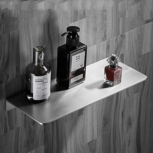 Celbon Duschablage Ohne Bohren Duschkorb Badregal Rostfreier Edelstahl Wandregal Duschkorb Badezimmer Regal Dusche Ablage Wandmontage Gebürstet,40CM …