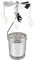 Surakey Windlicht Teelichtkarussel aus Glas Teelichthalter,Silber Karussell Teelichter Kerzenhalter,Motiv Engel Windlichter Teelicht Kerzen Halter Geschenk Dekoration für Hochzeit,Weihnachten