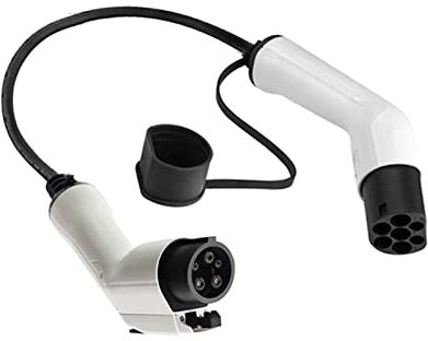 LXSWY elektroauto ladekabel EVSE EV Adapter SAE J1772 Typ 1 bis Typ 2 16A 32A Elektroautos Fahrzeugladung (Color : 16A 5meter)