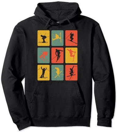 Ski Retro Pullover Hoodie