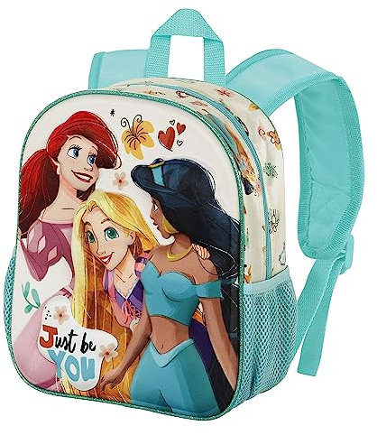 Disney Princesas Disney You-Mochila 3D Pequeña, Blanco, 26 x 31 cm, Capacidad 8.5 L