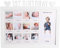 Vepoty Neugeborenes Baby Erstes Jahr Bilderrahmen 12 Monate Bilderrahmen Baby Monatscollage Andenkenrahmen für Fotoerinnerungen