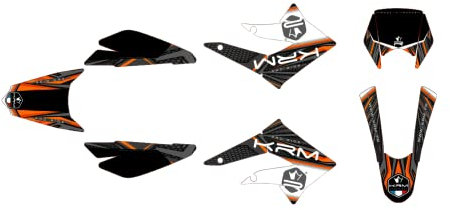 Dekorkit KRM Orange Derbi X-treme 2011-2017